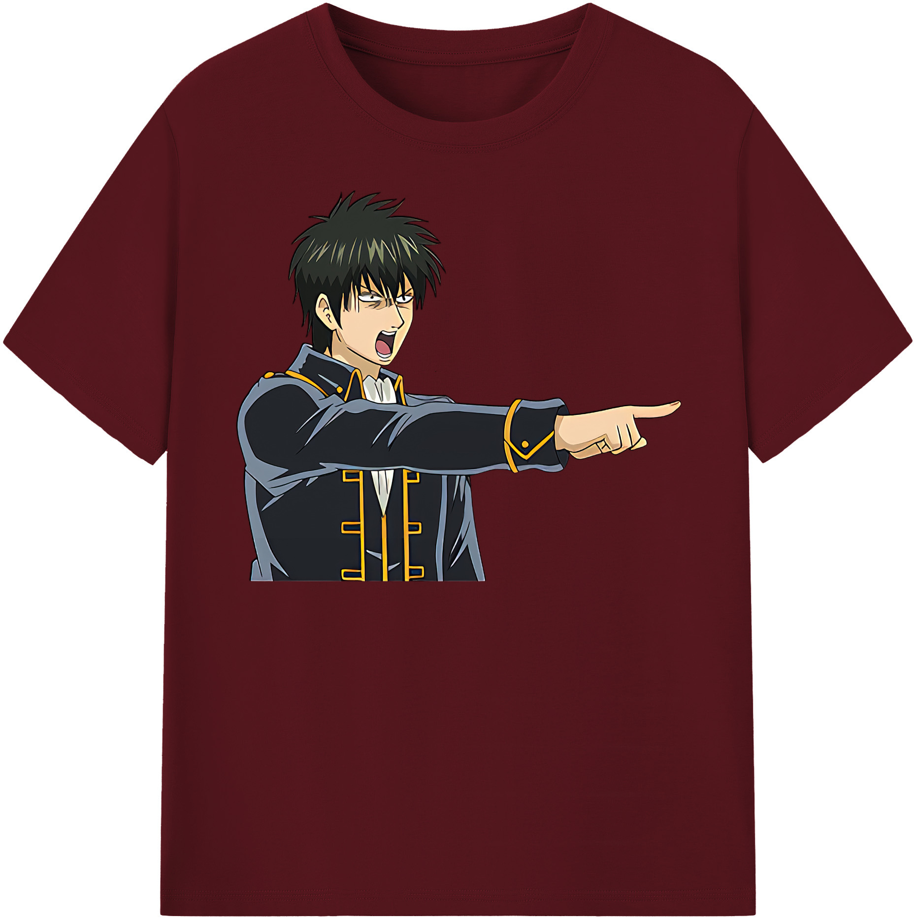 （画像用） ぎんたま 坂田銀時（さかたぎんとき） 神楽 志村新八（しむら しんぱち） GINTAMA Sakata Gintoki Kagura Shimura Shinpachi 綿100％半袖Tシャツ（フロントプリント）
